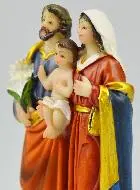Beeld van de Heilige Familie - 8cm