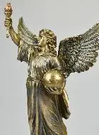 Bronzen Beeld van de Aartsengel Sint Jophiël - 35cm