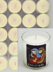 10 Votiefkaarsen Vrolijk Kerstfeest