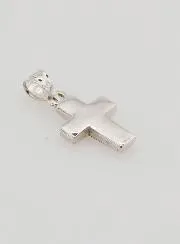 Hanger Kruis 925 Zilver - Roze Emaille