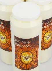 Set 6 Noveenkaarsen Vrolijk Pinksteren