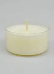 Set van 8 Biologische Theelichten 100% Natuurlijk - 10 Uur