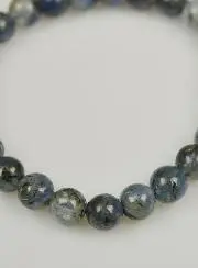 Edelsteen Armband met Blauwe Kyaniet - 6mm