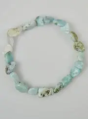 Armband met Larimar Trommelsteen