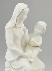 Religieus Beeld van de Maagd en het Kind - 20 cm