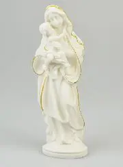 Religieus Beeld van de Maagd van Tederheid van Albast - 20cm