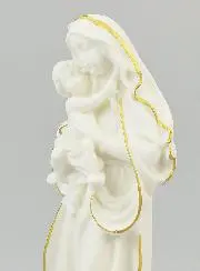 Religieus Beeld van de Maagd van Tederheid van Albast - 20cm