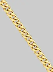 Vergulde Halsketting 55cm - Gourmet Schakel 2,1mm