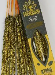 Wierookstokjes met Milieucertificaat HERBIO - Mirre 25g