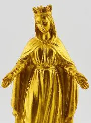 Religieus Beeld Onze Lieve Vrouw van Fourvière - 12cm
