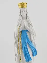 Religieus Beeld OLV van Lourdes Gekroond - 25cm
