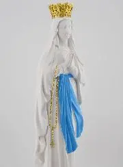 Religieus beeld van Onze-Lieve-Vrouw van Lourdes - 30cm