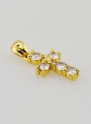 Hanger Kruis met Strass - 15 mm