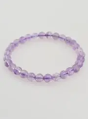 Edelsteen Armband van Amethist - 6 mm