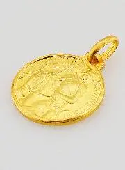 Vergulde Medaille van Jeanne d'Arc - 16 mm