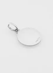 Zilveren Doop Medaille 12mm - Bescherm Engel