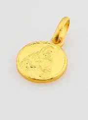 Scapulier Medaille Verguld - 10mm
