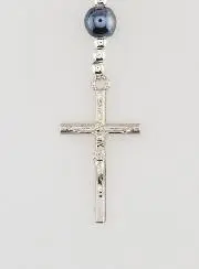 Rozenkrans van Sint Benedictus met Zwarte Kralen - 45cm