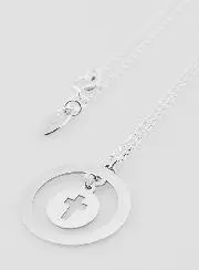 Religieus Collier 925 Zilver - Opengewerkte Kruis Hanger