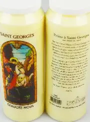 Noveenkaars Heilige Joris (George) met Gebed