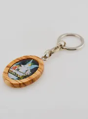 Sleutelhanger van Olijfhout - Beschermengel