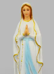 Religieus Beeld Maria van Lourdes Gekleurd - 40cm