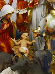 Grote Complete Kerststal 11 Beelden - 45 cm