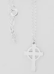 Religieus Collier en Keltisch Kruis - 925 Zilver
