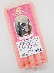 Doorgekleurde Kaarsen Sint Rita 14 cm - Set van 5