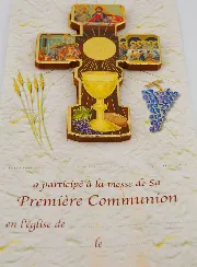 Communie Geschenk - Kruis en Certificaat