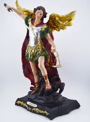 Religieus Beeld Heilige Michaël de Aartsengel van Gerechtigheid - 30cm