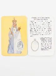 Bidprent met Medaille - Onze Lieve Vrouw van Troost