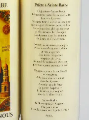 Noveenkaars met gebed - Sainte Barbara