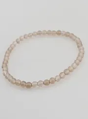 Edelsteen Armband Grijze Agaat - 4mm