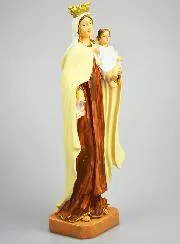 Religieus Beeld Maagd Maria van de Berg Karmel - 40 cm
