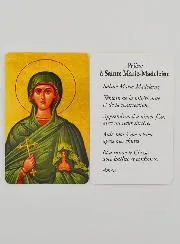 Gebedskaart Heilige Maria Magdalena