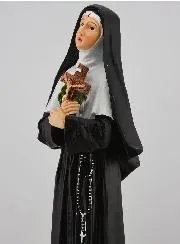 Religieus Beeld Heilige Rita met Rozen - 30 cm