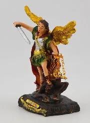 Religieus Beeld van Sint Michaël de Aartsengel - 7 cm