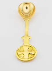 Wierooklepel van Goudkleurig Koper - 10 cm