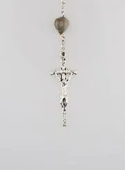 Rosenkrans met Job's Tranen Kralen - 60cm