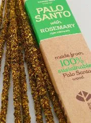 Wierook Palo Santo en Rozemarijn - Milieuvriendelijke Wierookstokjes