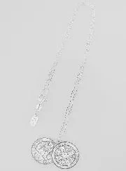 Zilveren Religieus Collier Heilige Benedictus 20mm