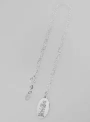 Maria Hanger + Ketting - Massief Zilver