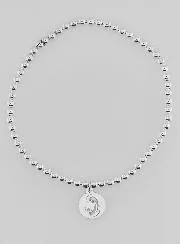 Bol Armband Maria met Kind - 925 Zilver