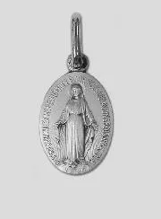 Wonderdadige Medaille van Massief Zilver 19 mm