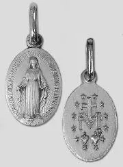 Wonderdadige Medaille van Massief Zilver 19 mm