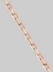 Collier 45cm Anker Schakel 1,4mm - Roségoud Verguld