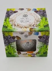 Zuiverings-kaars 256g - Witte Salie en Seleniet