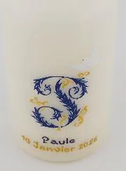 Kaars Herinnering aan het Vormsel Heilige Geest - Blauw