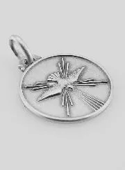 Hanger Aandenken aan het Vormsel - Duif van 925 Zilver